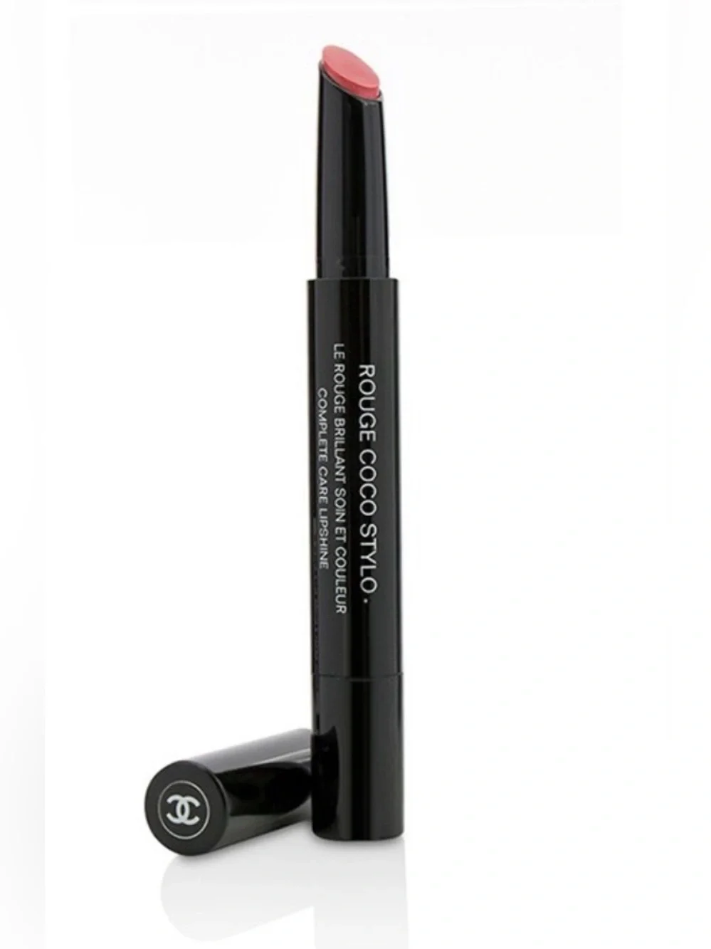 CHANEL Rouge Coco Stylo Lipstick 202 Conte Pink Pearl Glossy Balm